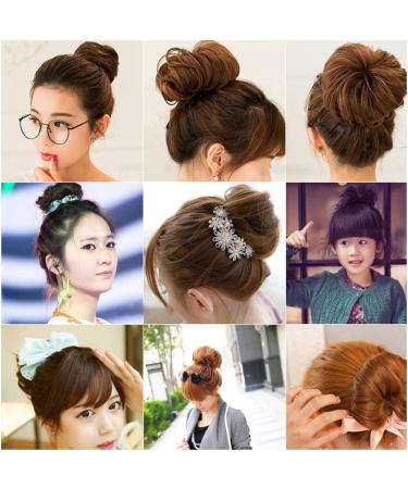 Timeset 29-Part Hair Styling Set - Chignon Bun Maker Hairpins & Elastic Bands for Effortless Hairstyles - Buy Online on GoSupps.com
