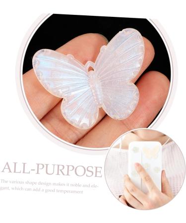 LALAFINA 1 DIY Handmade Accessories A Necklace Ornament Models Flatback Rose Charms Cream Gum Scattered Beads White 0.3X3X3.9CM - Buy Online on GoSupps.com