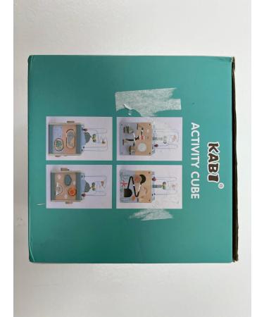 Nukdey Motor Cube Activity Cubes - 6 in 1 Montessori Wooden Toys for Kids 3+ Educational Plug-in Play Dice Sorting Center (Ocean Theme) - Buy Online on GoSupps.com