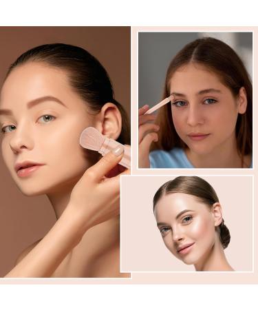 Sibba Travel Makeup Brushes Set - 4 in 1 Mini Cute Retractable Professional Makeup Brush for Foundation Powder Eye Shadow & Contour - Portable Cosmetics Accessories - Buy Online on GoSupps.com