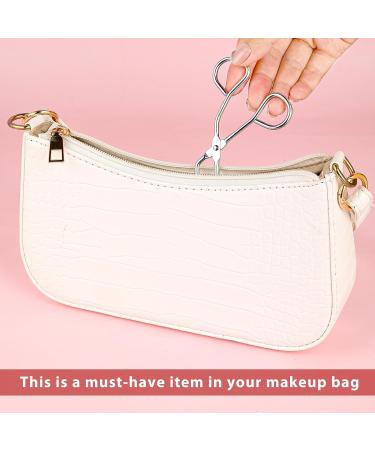 Refill Pad Eyelash Curler Makeup Tool Eyelash Curler No Pinching Mini Eyelash Curler for All Eye Shapes Women Girls Silver - Buy Online on GoSupps.com