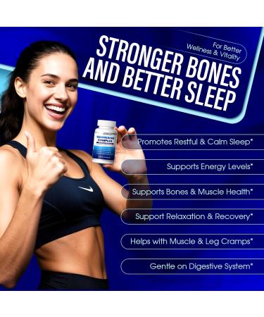 Guliqi 8-in-1 Magnesium Complex Supplement - 1000mg | High Absorption | Vegan Non-GMO | 90 Capsules (2) - Buy Online on GoSupps.com