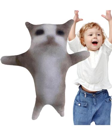 Happy Cat Plush Toy - Interactive Sound Cat Plush Stuffed Animal - Soft & Adorable Happy Cat Meme Plush for All Ages - Buy Online on GoSupps.com