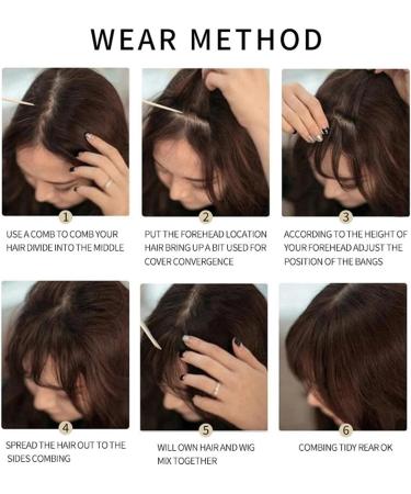 Bangs Hair Clip Bangs Hair Clip Extension Thick Clip in Fringe Straight Neat Bangs for Women Synthetic Heat-Resistant Fiber Flat Bangs Hairpieces Bangs Clip in Hair (Color : NC/4HL) - Buy Online on GoSupps.com