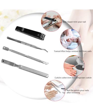 NUNALISA Ingrown Toenail Treatment Kit - Premium Toenail Removal Set with Clippers, File, Pusher, Corrector for Thick & Ingrown Nails - Professional Peticure Tool Included - Buy Online on GoSupps.com