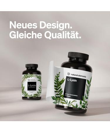 L-Lysine 365 Capsules - 800mg Pure L-Lysine HCL | Vegan Non-GMO Herbal Fermentation No Additives - Buy Online on GoSupps.com