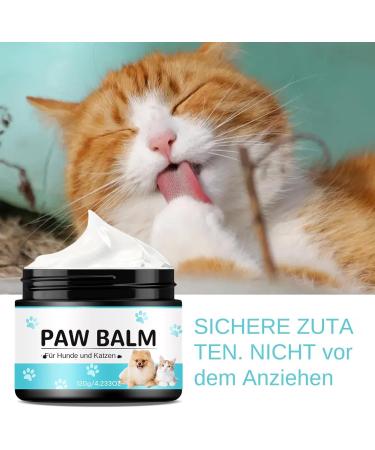 Soothing Dog Paw Balm - 120g Dog Paw Wax - Dog Paw Protection for Warm Dressings - Moisturizing and Leakproof Balm for Dog Paws - Buy Online on GoSupps.com