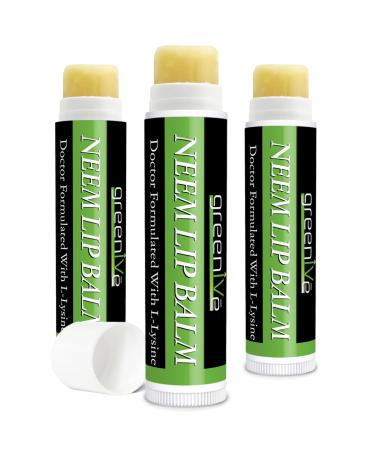 GreenIVe Neem Lip Balm Vegan Lip Moisturizer with L-Lysine Soothe and Soften (3)