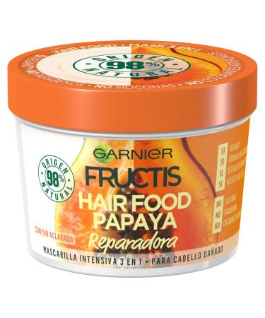 Garnier Garnier Fructis Hair Food Papaya 3-in-1 Hair Mask for Damaged Hair 390 ml