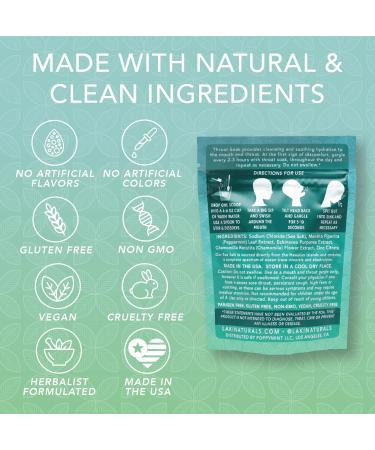 Laki Naturals Throat Soak Pouch of Echinacea & Mint with Scoop - Buy Online on GoSupps.com