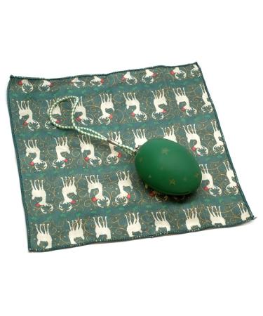 Holiday Christmas Theme Cleaning Cloth Christmas Egg with Cloth (G