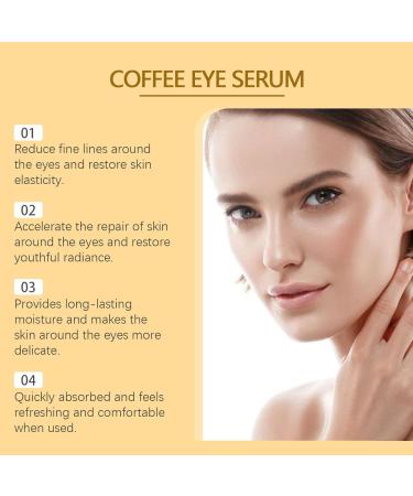 Caffeine Eye Cream Eye Contour Cream Anti-Puffiness Under Eye Creams Caffeine Anti-Wrinkle Stay-Up Late Eye Cream Anti-aging Skin Firming Eye Cream for Bags Puffiness Dark Circles - Buy Online on GoSupps.com