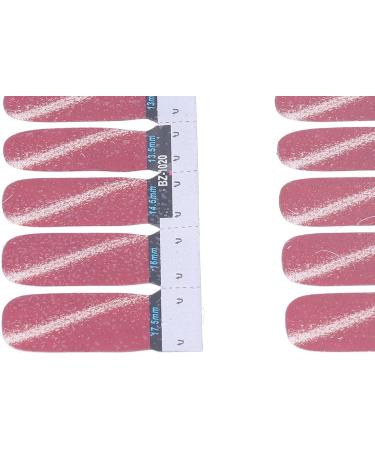 Adhesive Nail Wraps Eco friendly Charming Unique Nail Polish Strip for Salons(20) - Buy Online on GoSupps.com
