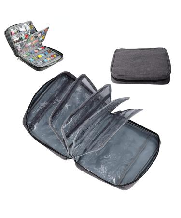 HEEPDD Sewing Accessories Storage Bag  Embroidery Projects Storage Cross Stitching Storage Bag with Multiple Pockets for Sewing Tools Embroidery Floss and Supplies