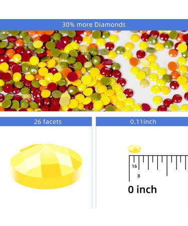 DKHDBD Diamond Painting Kit for Adults - DIY 12x16 Inch Full Drill Diamond Dots Art - Yellow Butterfly Design - Beginner Paint by Numbers - Home Wall Decor - Buy Online on GoSupps.com