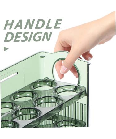 LABRIMP Holder Space Egg Refrigerator Case Fridge Tray Home Household Side Organizer Shop For Plastic 25.2X19.5CM As Shown 1 - Buy Online on GoSupps.com