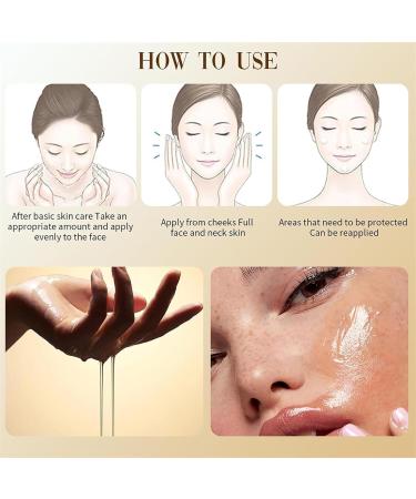  RFBKCSBDX Anti-Wrinkle Salmon Serum Moisturizing Nourishing Skin Firming Reducing Wrinkles Enhance Barrier Function for Face and Body for All Skin Types - Buy Online on GoSupps.com