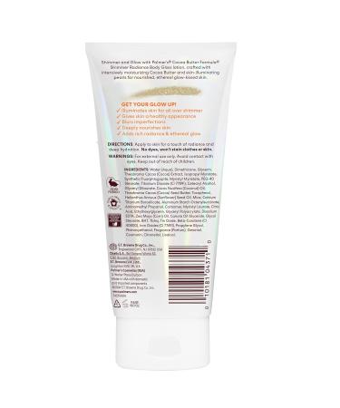 Buy Palmer's Cocoa Butter Formula Shimmer Body Lotion with Vitamin E - 48 Hour Moisture & Radiance - Blurs Veins Cellulite & Marks - 5.25 Fl Oz - International Shipping Available - Buy Online on GoSupps.com