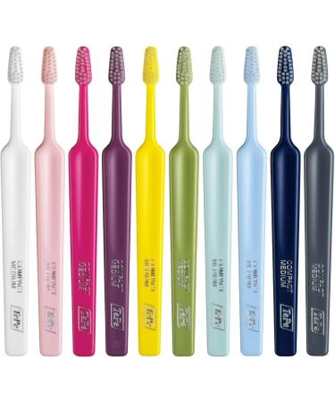 TEPE SELECT Compact Medium Toothbrush | Strong Bristles Narrow Head | Ideal for All Ages | 2-Pack for Optimal Oral Care - Buy Online on GoSupps.com