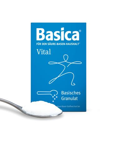 basica Basica Vital Basic Granules to mix into food | for normal acid-base balance | gluten-free | iodine-free and flavor-free | various basic minerals and trace elements | 200 g