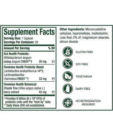 Align Women's Dual Action Probiotic for Occasional Abdominal Discomfort, Gas, Bloating & Feminine Health - 28 Capsules - Buy Online on GoSupps.com