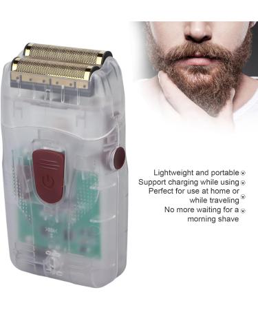 Buy Cordless Waterproof Men s Electric Razor - USB Charging Travel-Friendly Transparent Shell - Buy Online on GoSupps.com