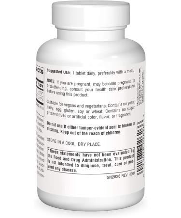 Source Naturals Non-GMO Vitamin C Tablets - 60 Count - Buy Online on GoSupps.com