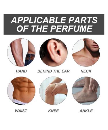 Perfume for Men Attraction Confidence Male Perfume Oil Infused Long Lasting Scent Spray Long Lasting Fragrance for Date Night Gifts for Men 8 Ounce (Pack of 1) Black - Buy Online on GoSupps.com