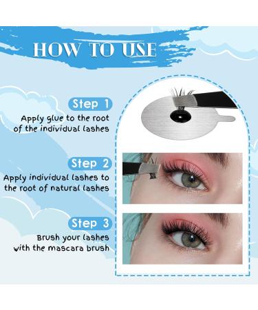 DIY Lash Extension Kit with 300Pcs Individual Lashes and Black Cluster Lash Glue - D-Mix 9-16mm - Includes Lash Applicator and Remover - Perfect for DIY Eyelash Extensions at Home - Buy Online on GoSupps.com