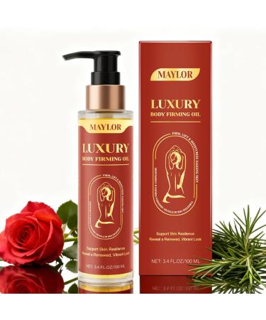 Luxury Body Firming Oil for Hydration & Elasticity Vitamin E Enriched with Botanical Blends Lightweight Glow Formula for All Skin Types Non-Greasy Full Body Treatment (1) 3.38 Fl Oz (Pack of 1)