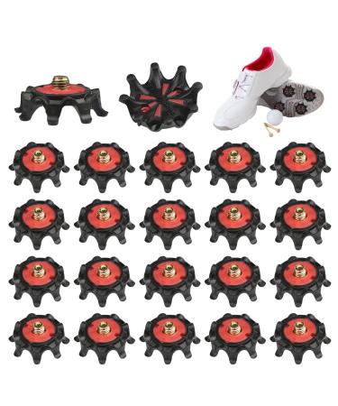 20 pieces Golf Schuh Spikes replacement Golf Spikes Stollen Golf Shoe Spikes anti -slide cricket spikes golf shoe spikes screw training for golf lovers outdoors easy to replace - Buy Online on GoSupps.com
