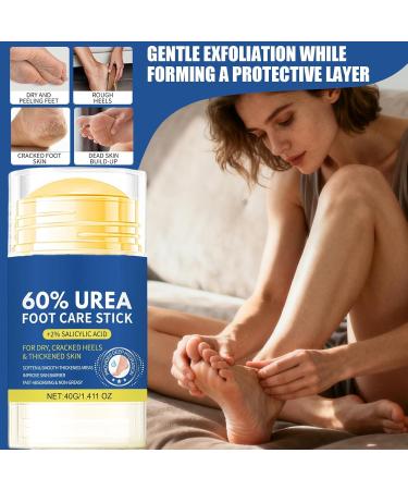 Foot Stick - 40g Smoothing Moisturizing Cream | Foot Repair Cream - For Women and Men for Rough Skin for Winter Care of Cracked Heels - Buy Online on GoSupps.com