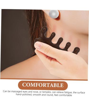 Collbath Green Sandalwood Massage Comb - Antistatic Scalp Gua Sha & Hair Comb for Women - Circulation & Relaxation - Buy Online on GoSupps.com
