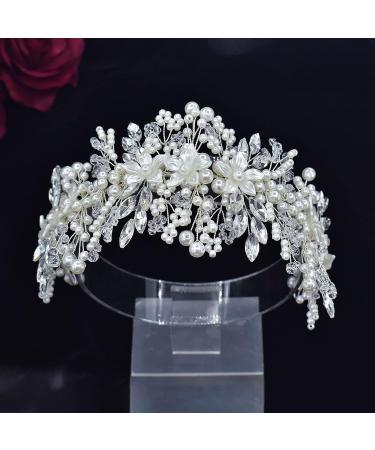 WONRLUA Pearl Bridal Headband - Rhinestone Wedding Hairpiece for Bride - Buy Online on GoSupps.com