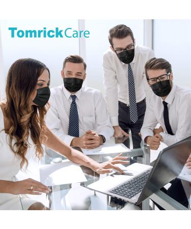 50 PCS Black Disposable Face Masks for Adults - Individually Wrapped Breathable & Comfortable - 50 Count Pack - Buy Online on GoSupps.com