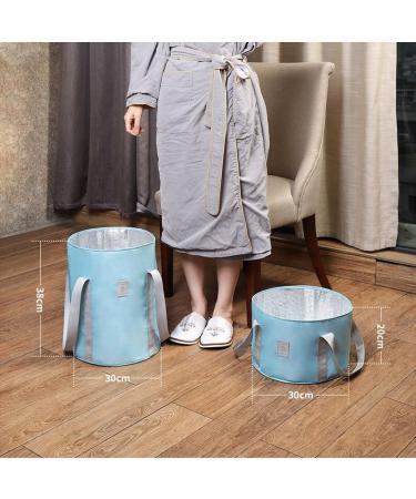 Spa int rieur pied trempage sac Camping randonn e voyage pliant 5 couches pieds bain seau soins de sant soins du corps accessoires Bleu Petit Bleu 1 unit (Lot de 1) - Buy Online on GoSupps.com