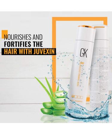 GK HAIR Global Keratin pH+ Clarifying Shampoo (10.1 Fl Oz) Deep Cleansing with Aloe Vera, Vitamins & Natural Oils - For All Hair Types - Buy Online on GoSupps.com