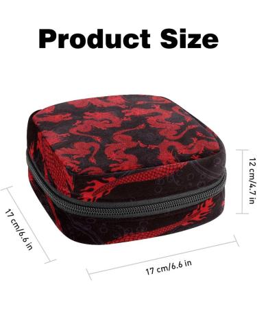 Buy Women's Bonds Storage Bags - Portable Period Kit for Girls | Stylish & Functional Dragon Design - Buy Online on GoSupps.com