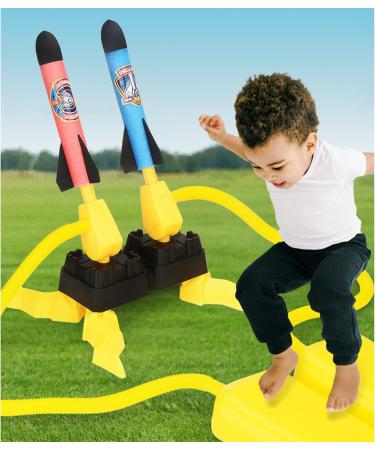 XFly Rocket Air Pressure Toy - Foam Rockets Set with 2 Foot Pumps | Outdoor Toys for Kids 3-12 Years | Perfect Gift for Young Rocket Enthusiasts - Buy Online on GoSupps.com