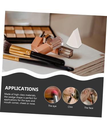 POPETPOP 8 Sets Triangular Sponge Puff Portable Mini Cosmetic Wedge Finger Puff Body Sponge Facial Pads Sponges Makeup Puff Wet and Dry Cotton Pad White Girl Emulsion - Buy Online on GoSupps.com