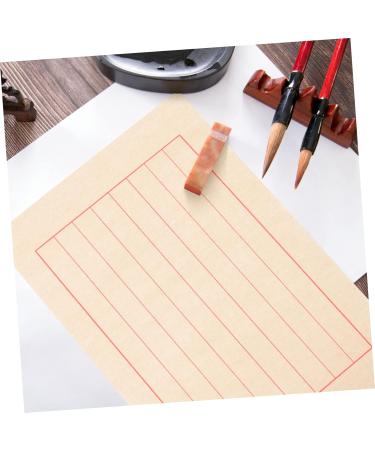 Lurrose 50 Sheets Rice Paper Writing Brush Calligraphy Ink As Shown 29x19cm - Buy Online on GoSupps.com