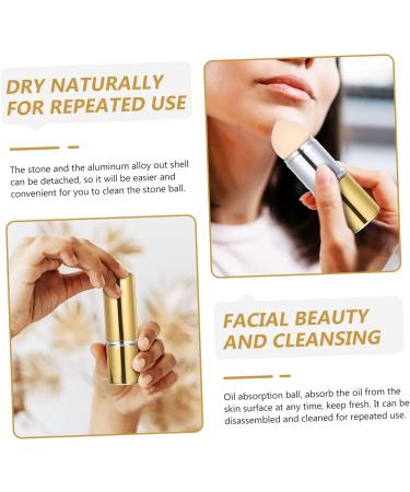 Housoutil 5pcs Tool Massager Dual-use Blotting Er Absorbing Small for Practical Facial Use Face Professional mediumx5pcs Goldenx5pcs - Buy Online on GoSupps.com