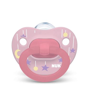 NUK Glow-in-The-Dark Orthodontic Pacifiers 0-6 Month - Zebra Print (Pack of 2) | Shop Now - Buy Online on GoSupps.com