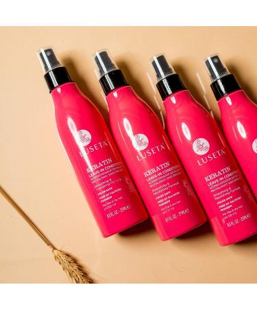 Luseta Keratin Leave-in Conditioner - Anti Frizz Treatment for Curly Hair - 8.5 Fl Oz - Buy Online on GoSupps.com
