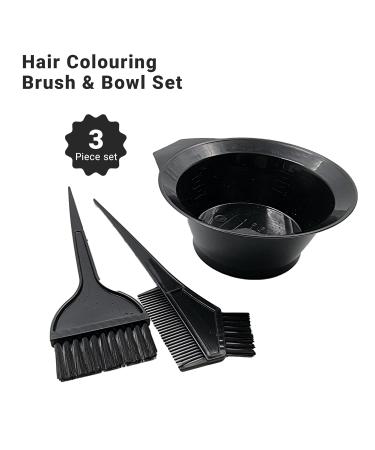 3-Piece Hair Dye Set with Brush & Bowl | Ideal for Personal & Professional Use - International Shipping Available - Buy Online on GoSupps.com