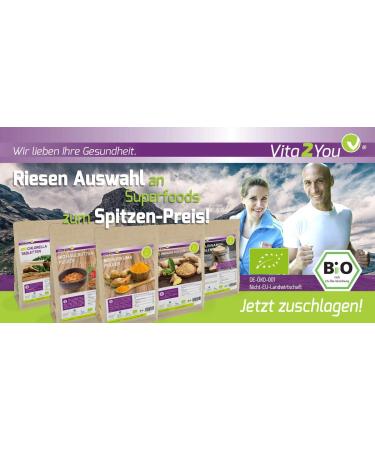 Vita2You Organic Chlorella Tablets 500g - 400mg Each 1250 Tablets - Raw Food Organically Grown International Shipping - Buy Online on GoSupps.com