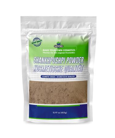 MYOC Shankhpushpi Cosmetic Grade Powder | Fine Herbal Powder for Skin and Hair Care | Masks Creams Oils and Soaps | 453 g