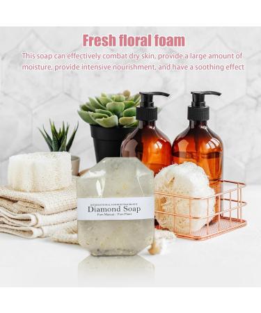 Savon fait la main en forme de pierre pr cieuse savon aux pierres pr cieuses Barres de savon faites la main avec feuille d or - Hydratant nettoyant savon parfum aide adoucir la peau - Buy Online on GoSupps.com
