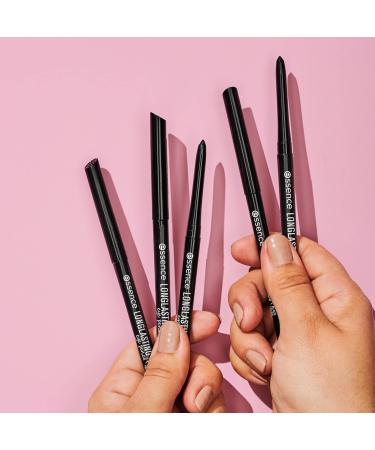 essence 5-Pack Black Longlasting Eyeliner Pencil | Retractable, Water-Resistant & Vegan | Cruelty-Free - Buy Online on GoSupps.com