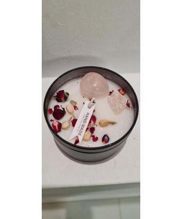 Momslife Love Fragrance Candle - Wild Rose with Gemstones & Rose Quartz | Perfect Gift for Women & Anniversary Decoration - Buy Online on GoSupps.com